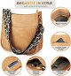Vegan Leather Crossbody Fashion Shoulder Bag Purse with Adjustable Strap